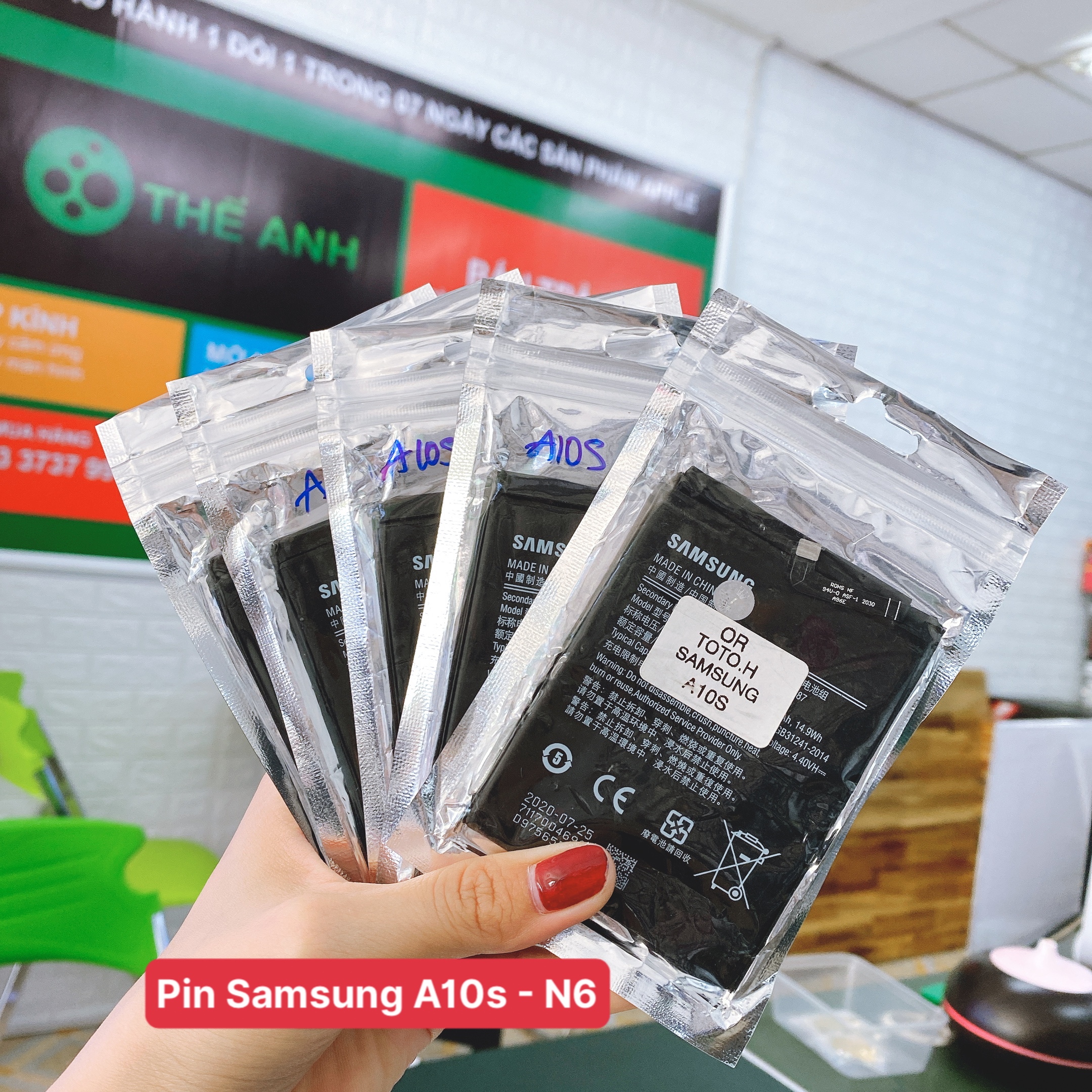 Pin zin công ty samsung galaxy a10s, a20s, a11 scud-wt-n6 4000mah