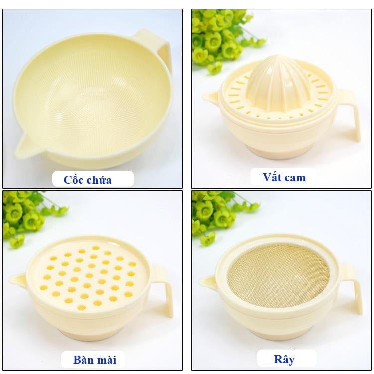 Bộ Chế Biến Ăn Dặm 7 Món Kiểu Nhật