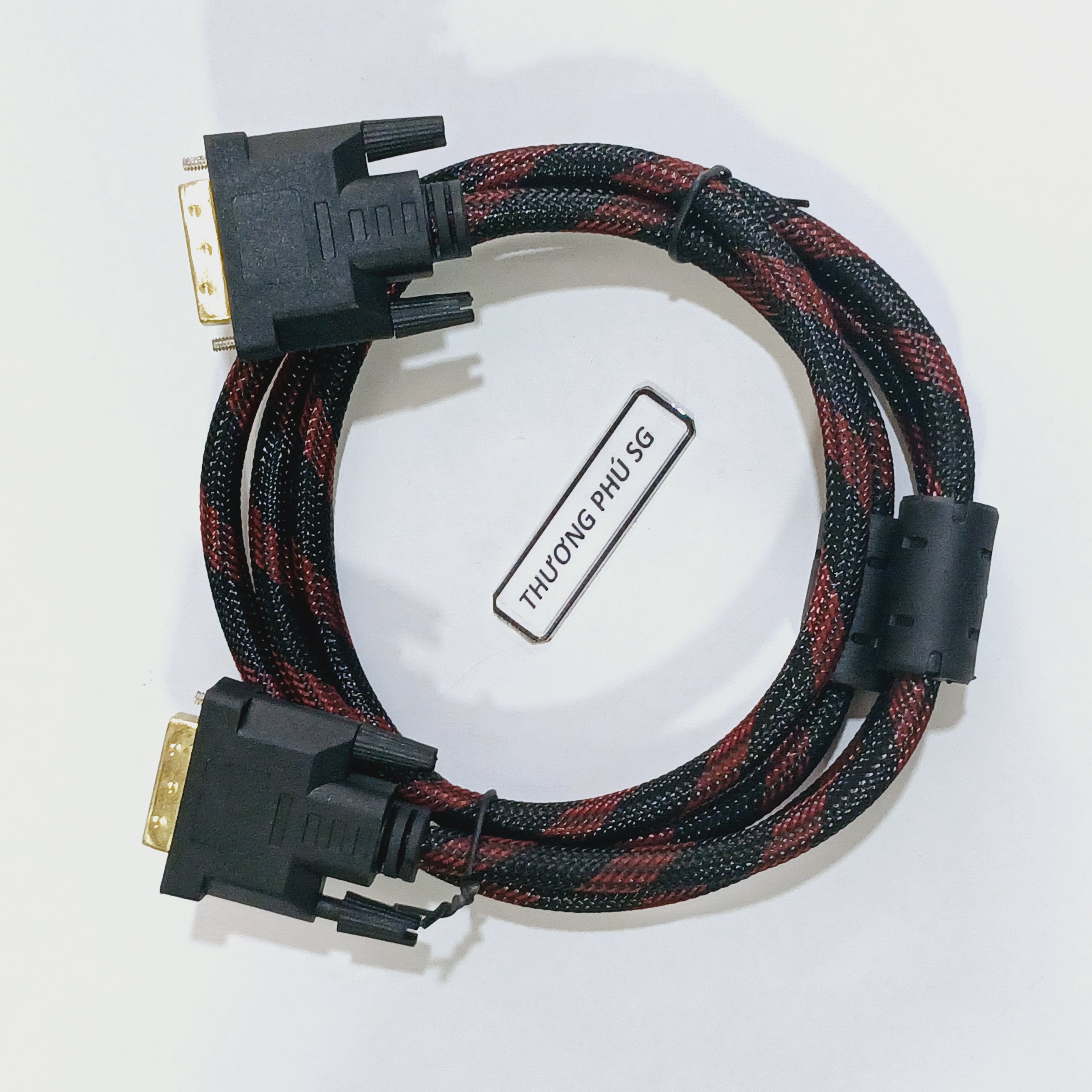 Cáp DVI / Chuẩn DVI-I (Chân kim 24 + 5) dài 1.5M (Cáp bọc vãi dù)