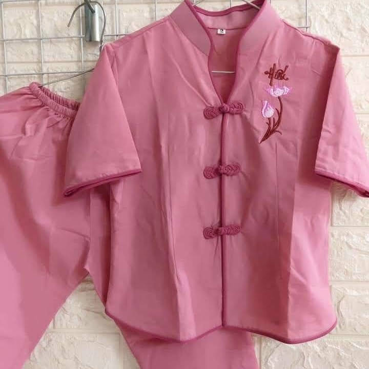 [HCM]Đồ lam đi chùa trẻ em đồ phật tử trẻ em đồ bộ đồ đi chùa bé gái mẫu tàu viền