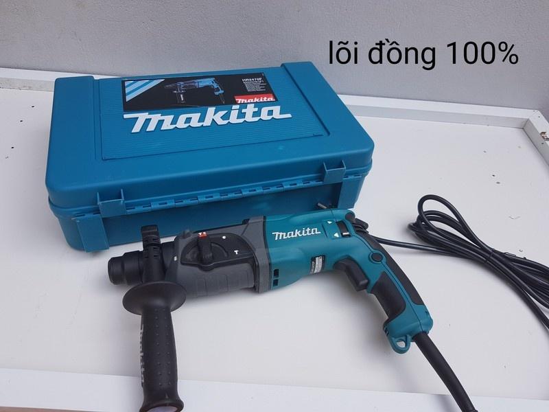 Máy khoan bê tông Makita HR2470F-đủ 3 chức năng khoan sắt, gỗ, khoan bê tông và đục bê tông - xuất xứ Thái lan.(tặng mũi khoan)
