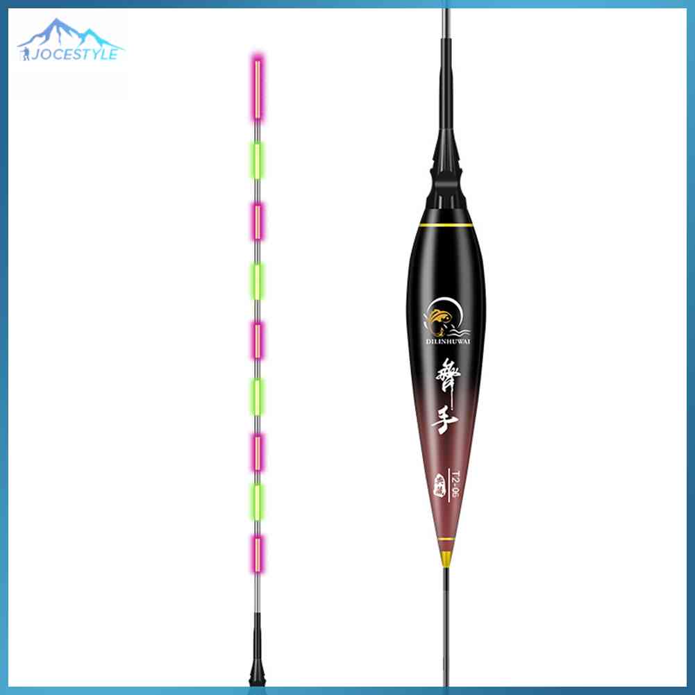 Nano Electronic Fishing Float Bite Alarm LED Light Fishing Luminous Buoy