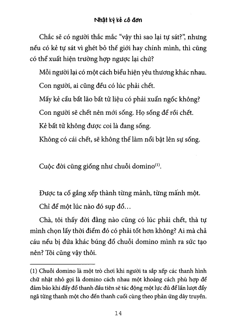 Fahasa - Nhật Ký Kẻ Cô Đơn