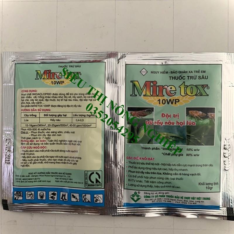 MIRETOX 10WP Trừ BỌ TRĨ - RẦY NÂU