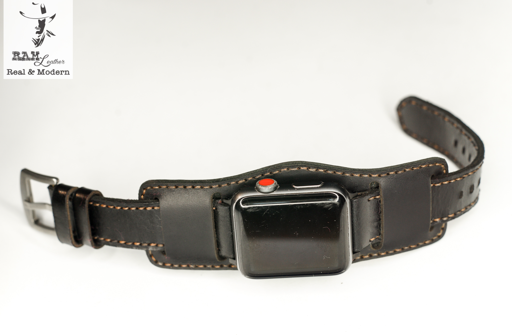 WATCH STRAPS DOUBLE COW LEATHER REAL