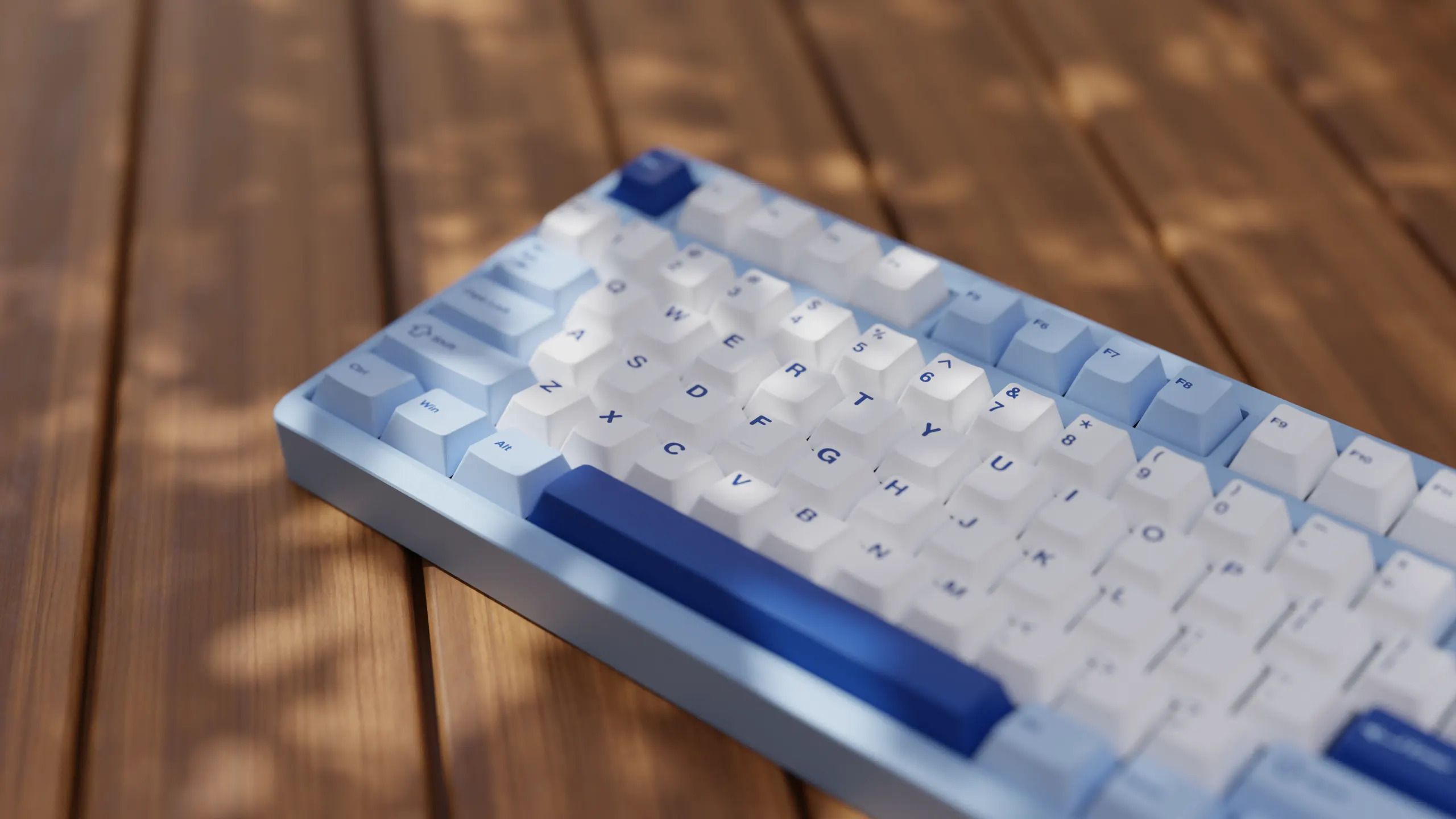 Bộ Nút Bàn Phím Cơ | Keycap Cherry WS Blue Oasis | PBT Doubleshot