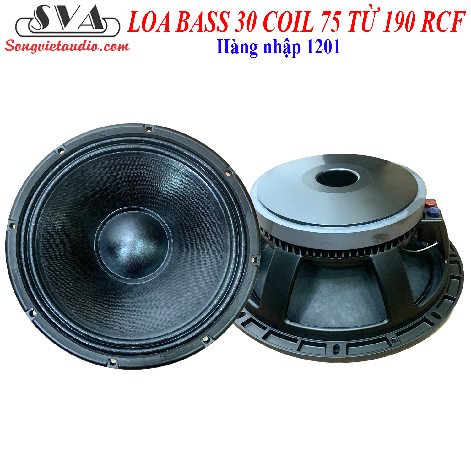 LOA BASS 30 RCF TỪ 190 COIL 75 (HÀNG NHẬP CHÍNH HÃNG) - 1 CẶP