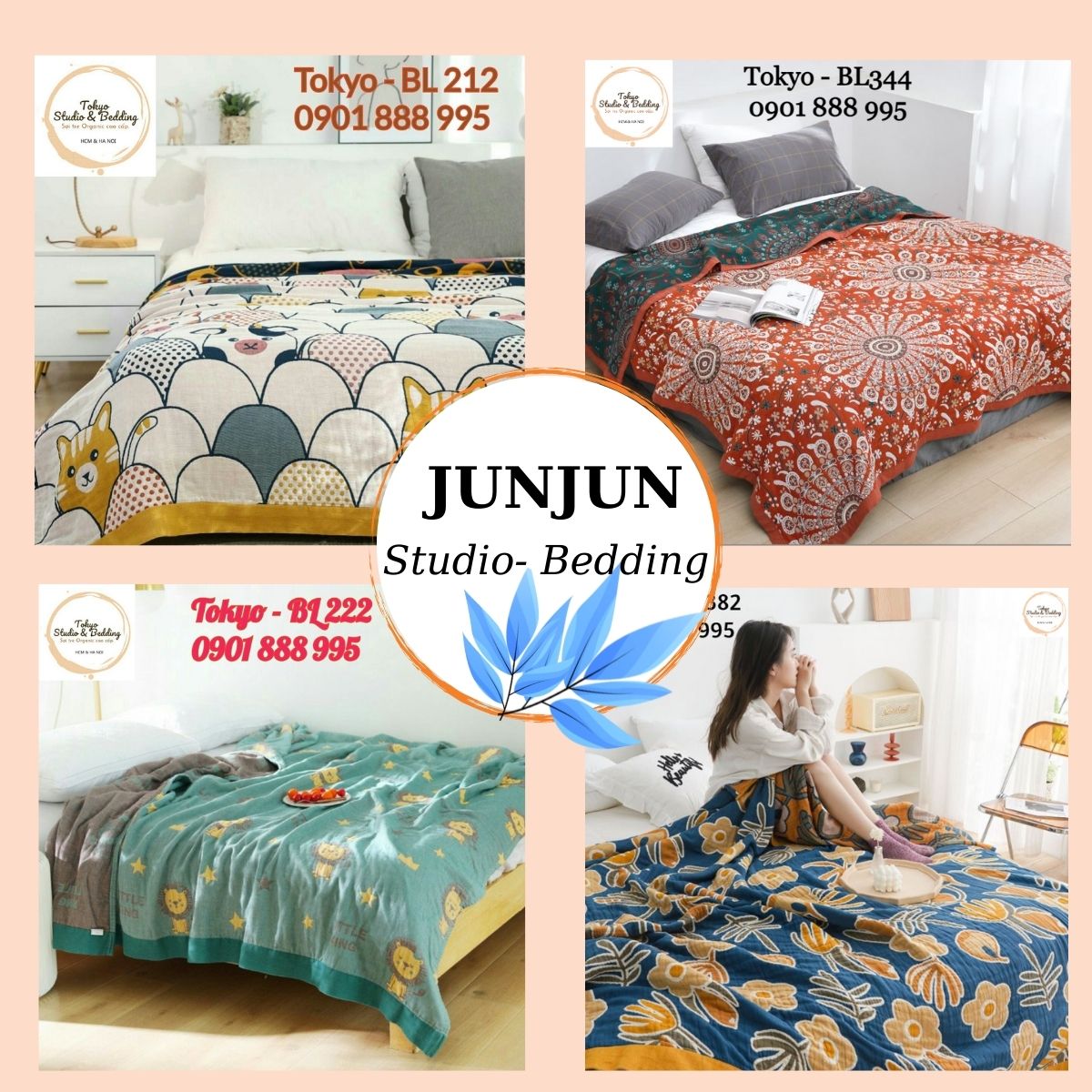 (1)TH Chăn Xô Organic Cotton Dòng Cao Cấp