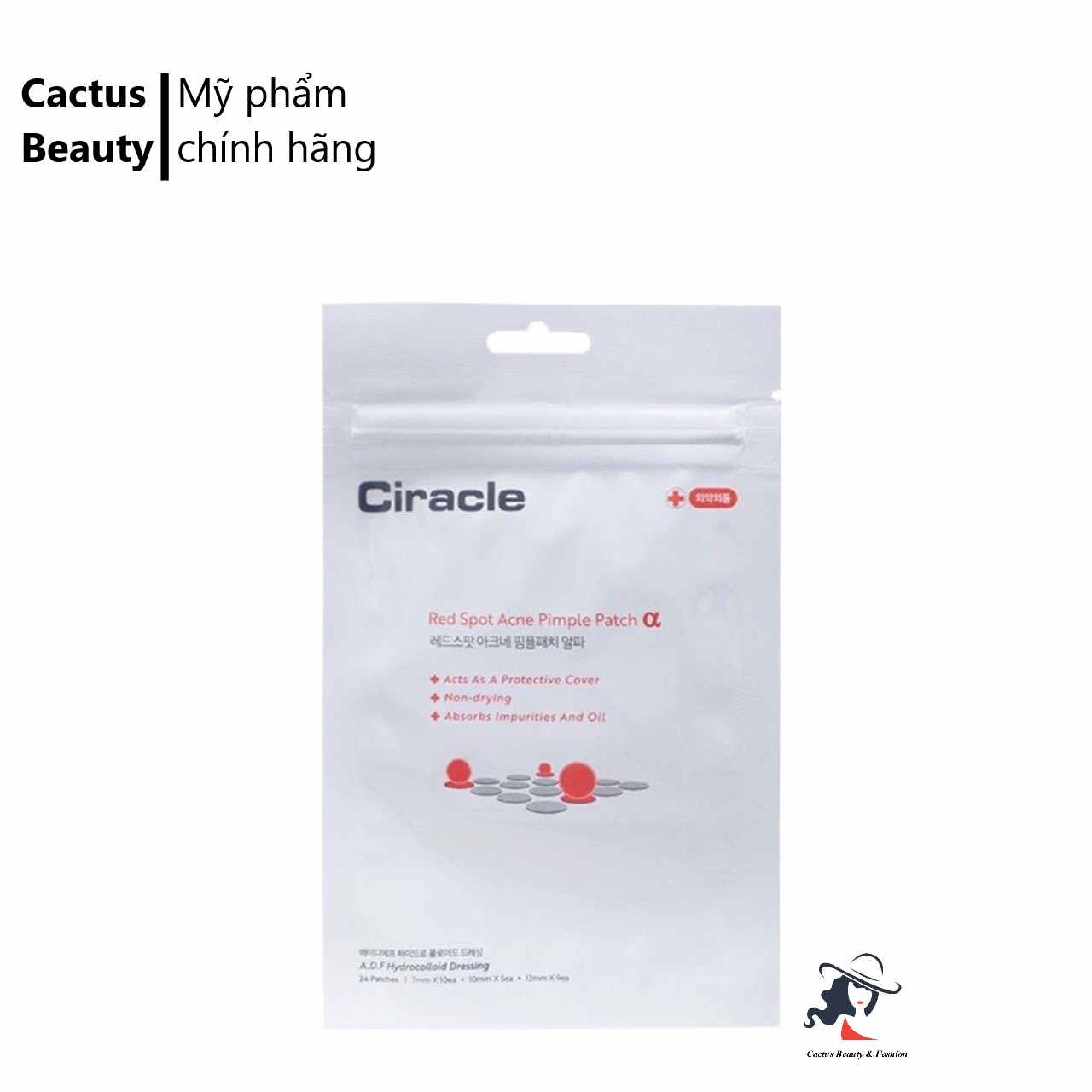 Miếng Dán Mụn Đỏ Ciracle Red