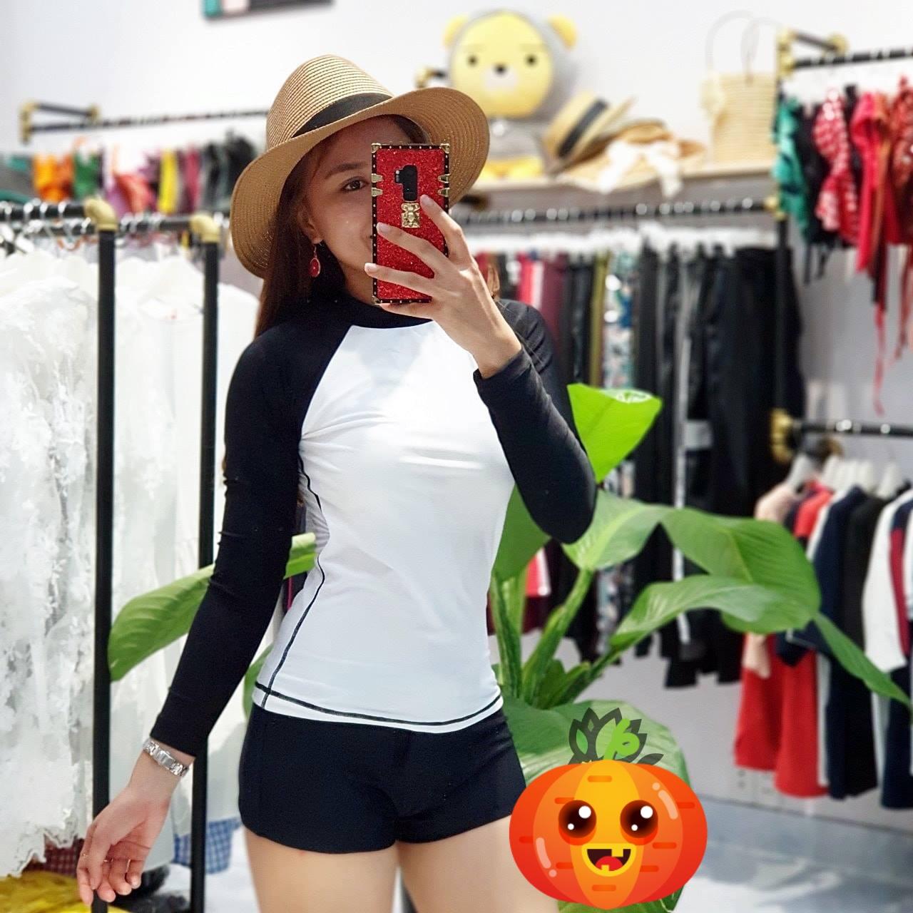 [HCM]Bikini tay dài học sinh
