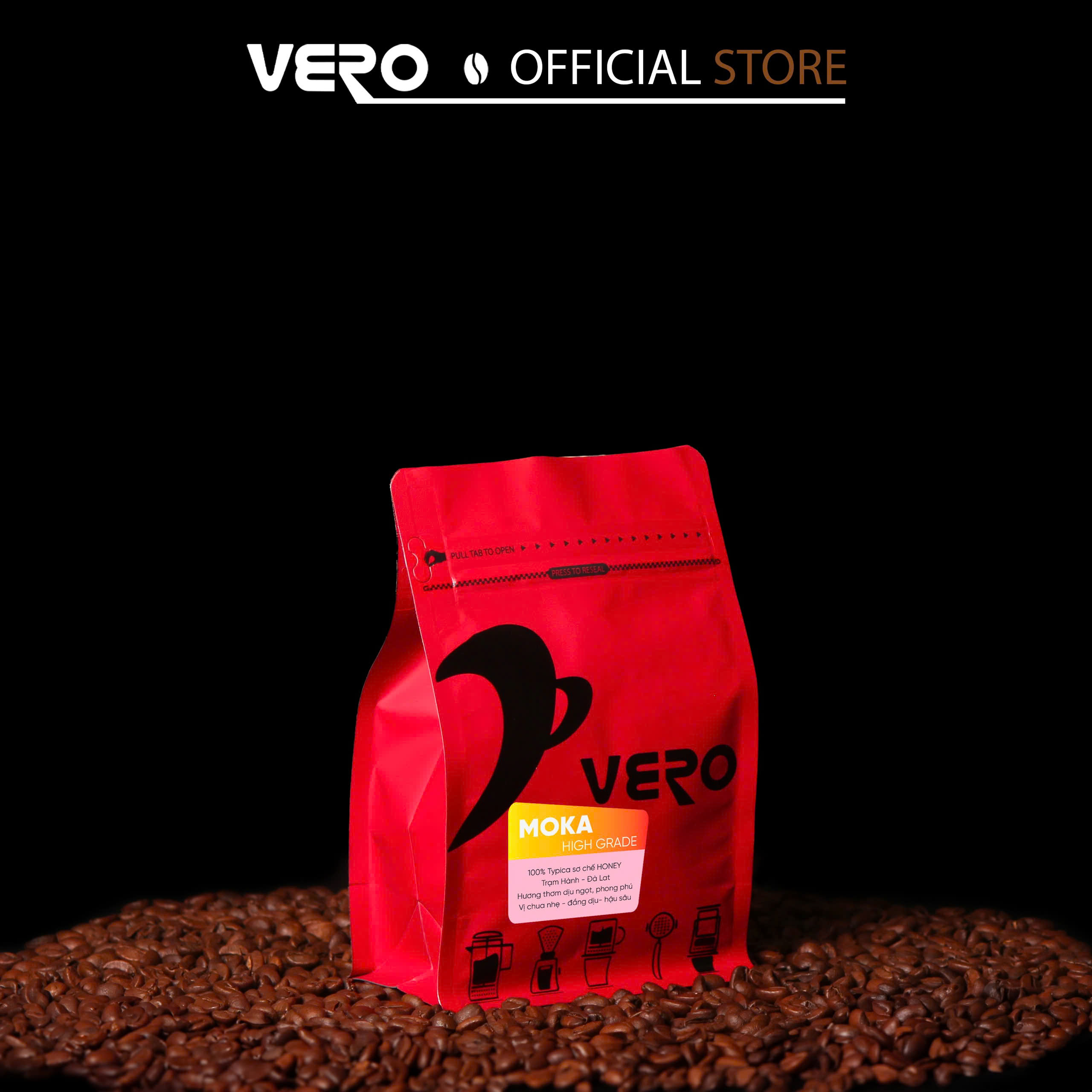 Cà phê Vero Moka High Grade