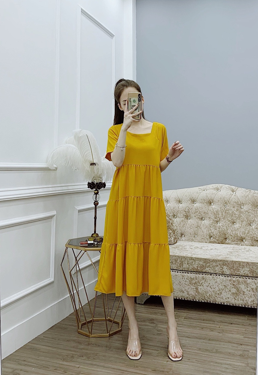 Đầm bầu đẹp- váy bầu mẫu mới chất siêu đẹp giá siêu rẻ-free size 43-70kg