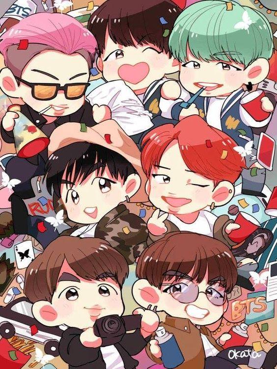 Poster BTS HD đóng hộp 10 tấm