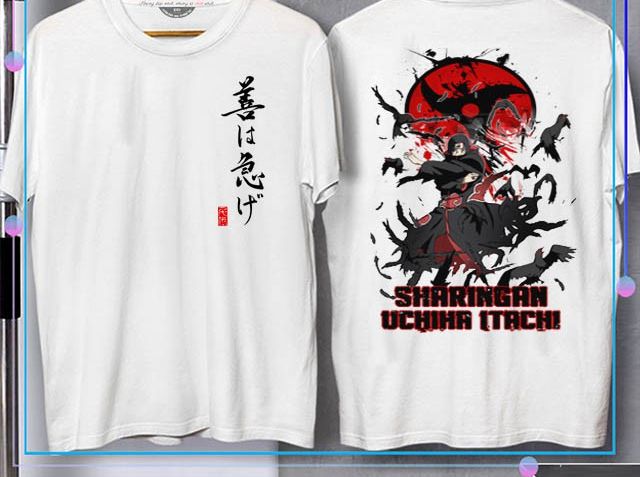 [HCM](ẢNH THẬT) Áo Uchiha Itachi Naruto Siêu Độc | Áo Thun ITACHI NARUTO