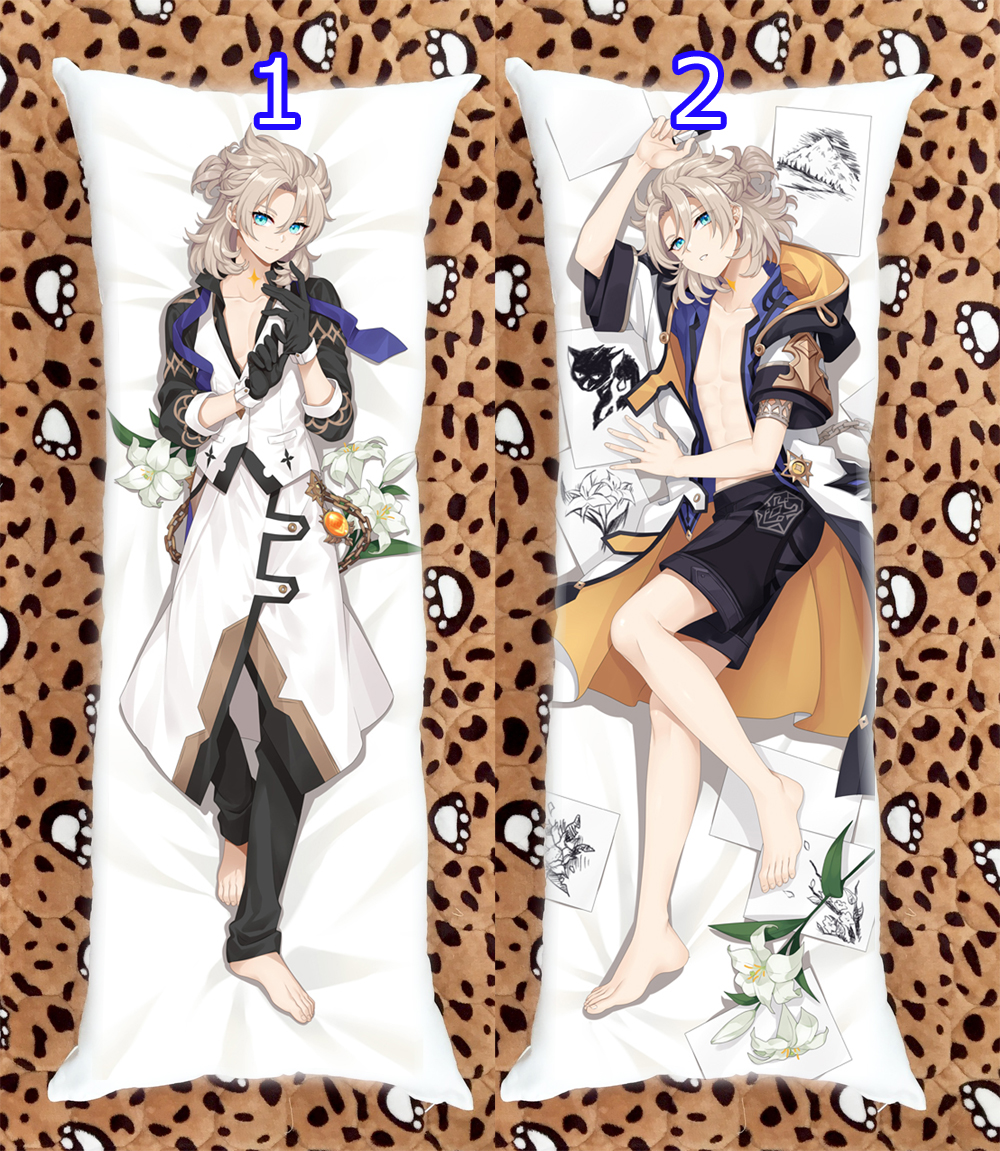 Gối ôm dài anime manga game albedo genshin impact 1mx40cm