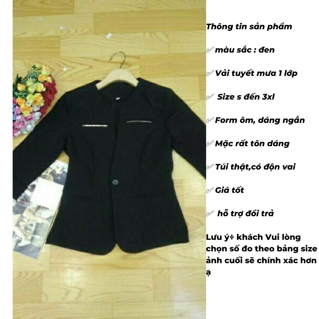 ÁO VEST ĐEN TAY LỠ 02
