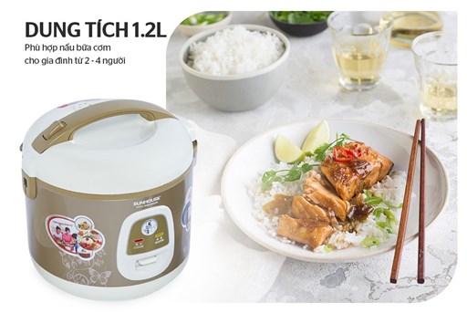 Nồi cơm điện 1.2 lít Sunhouse SHD8216 mới 100%