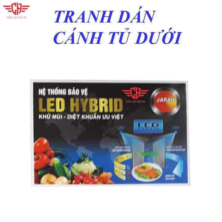 Tem dán tủ lạnh HITACHI