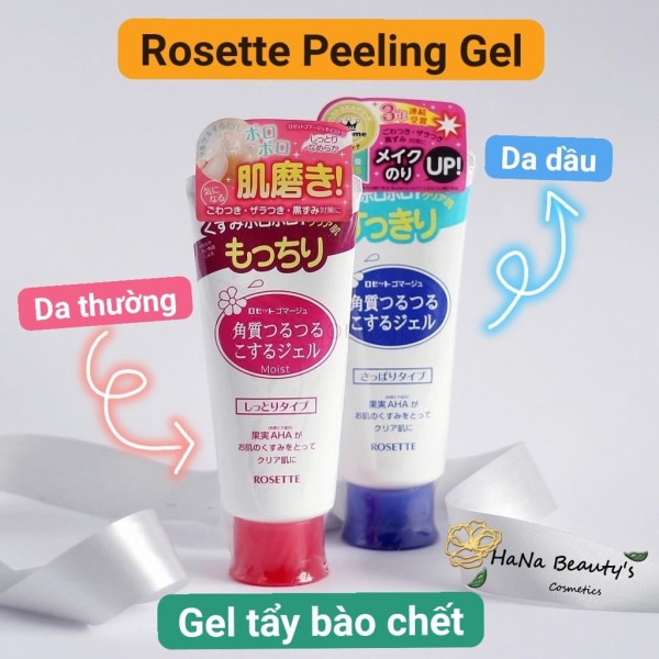 [HCM](Chính Hãng ) Tẩy Da Chết Rosette Peeling Gel 120g dành cho mọi loại da nhập khẩu