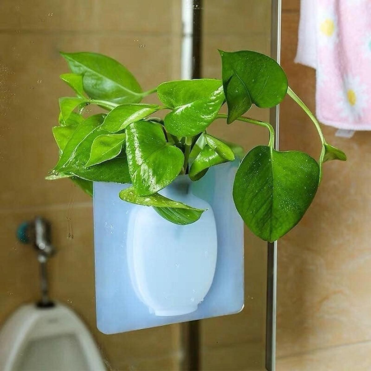 [HCMC] beautiful 3D silicone decorative wall sticker vase