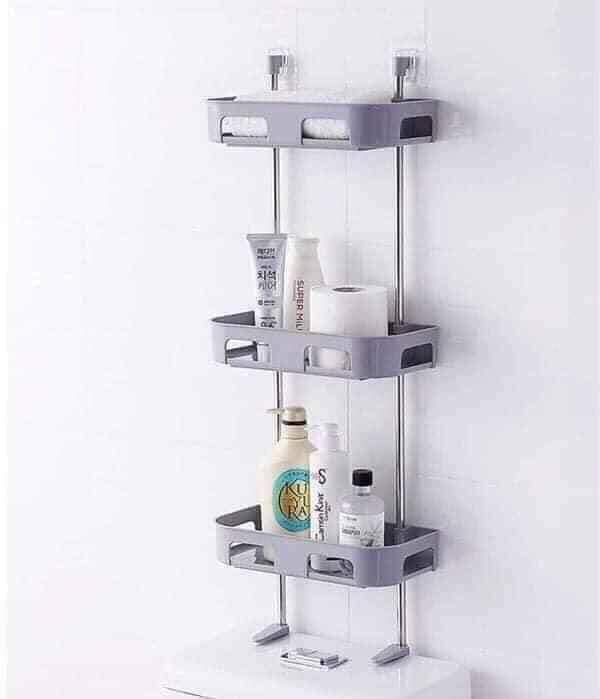 Kệ 3 tầng để đồ trên bồn cầu thông minh - kệ sau tolet-kệ 3 tầng để đồ trên bồn cầu thông minh