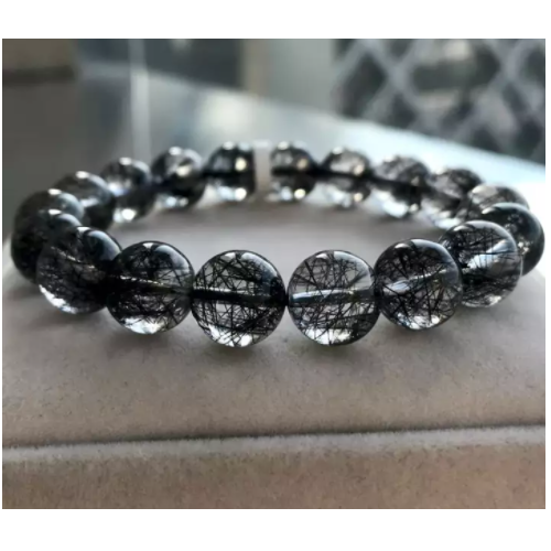 🍁 HÀNG VIP- Chuỗi thạch anh tóc đen bản  cao cấp ,đủ side ,hàng bao đẹp ( có tặng dây VÀ hộp )