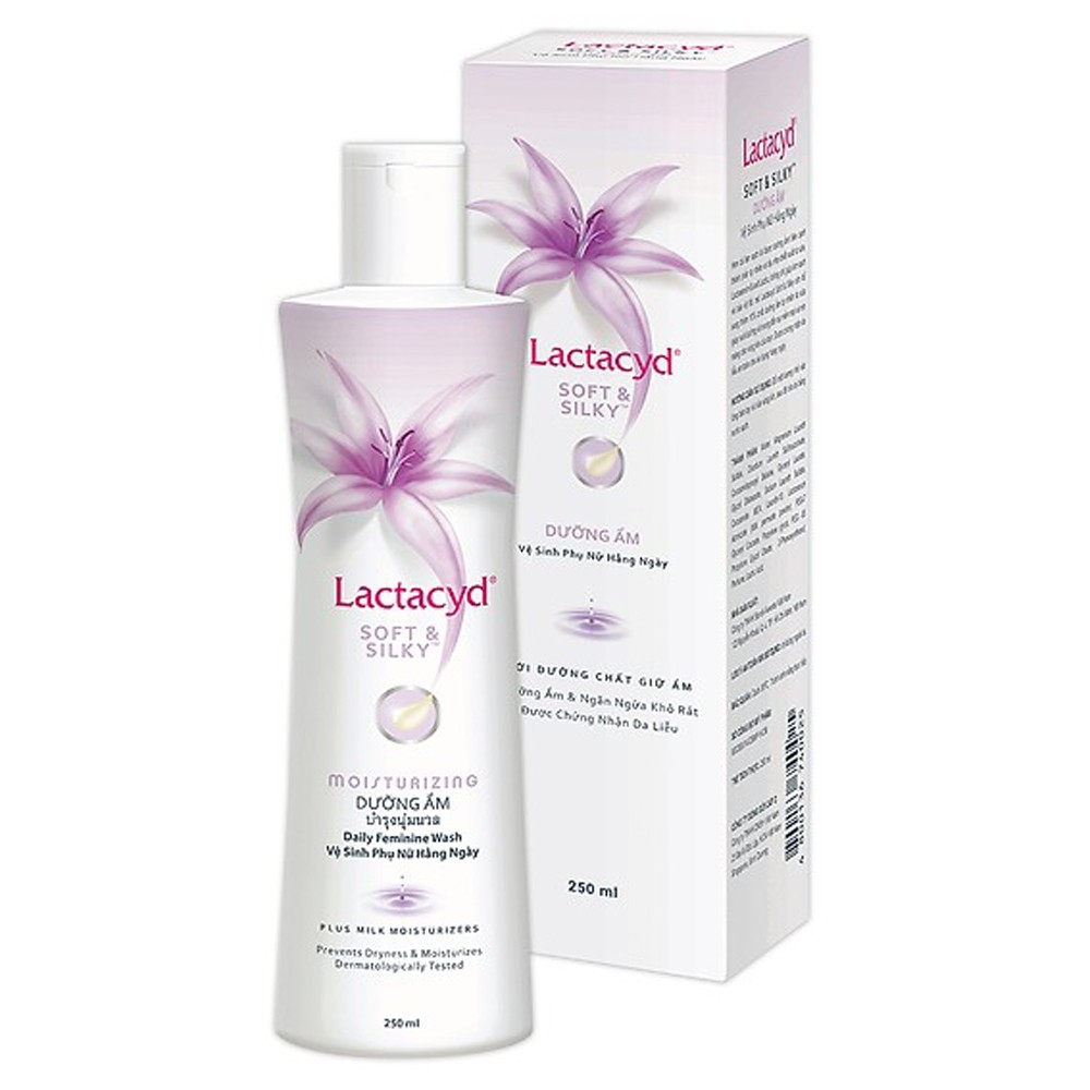 Dung Dịch Vệ Sinh Phụ Nữ Lactacyd Soft and Silky 250ml