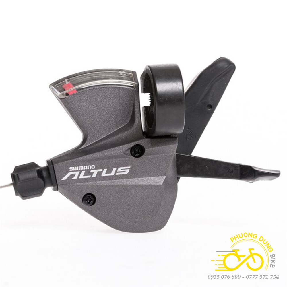 Tay đề bấm xả xe đạp SL M370 3x9 Speed