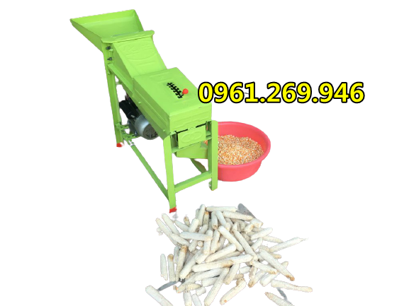Máy tách hạt ngô mini công suất 1 tấn mỗi giờ