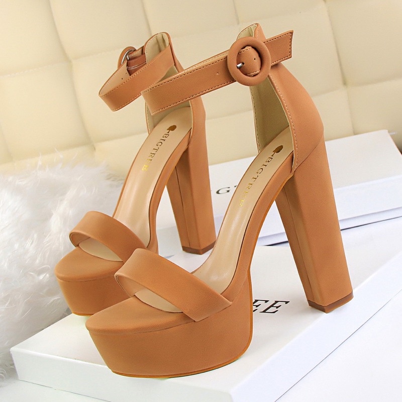 GIÀY CAO GÓT  SANDAL ĐÚP ĐẾ   13Cm