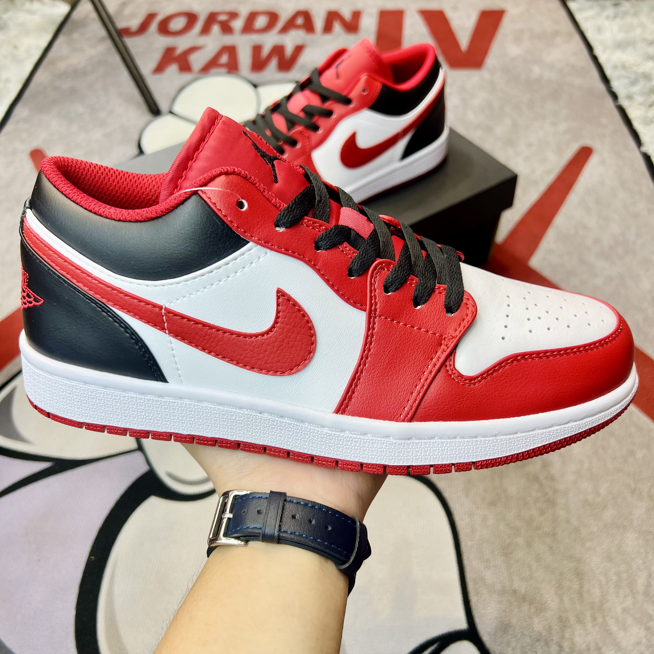 Nike Jordan 1 Low Chicago Bulls - JD1 Đỏ