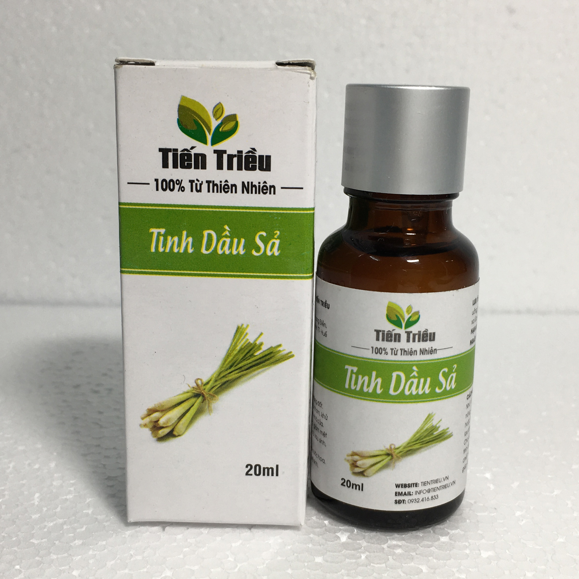 Tinh dầu sả Tiến Triều nguyên chất 20ml