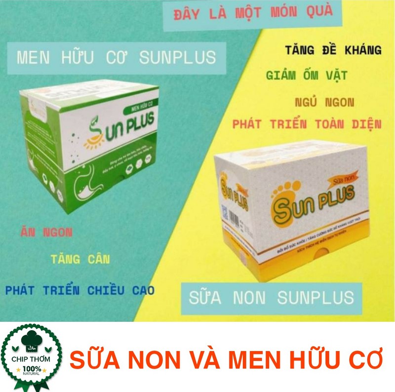 men sống hữu cơ sunplus