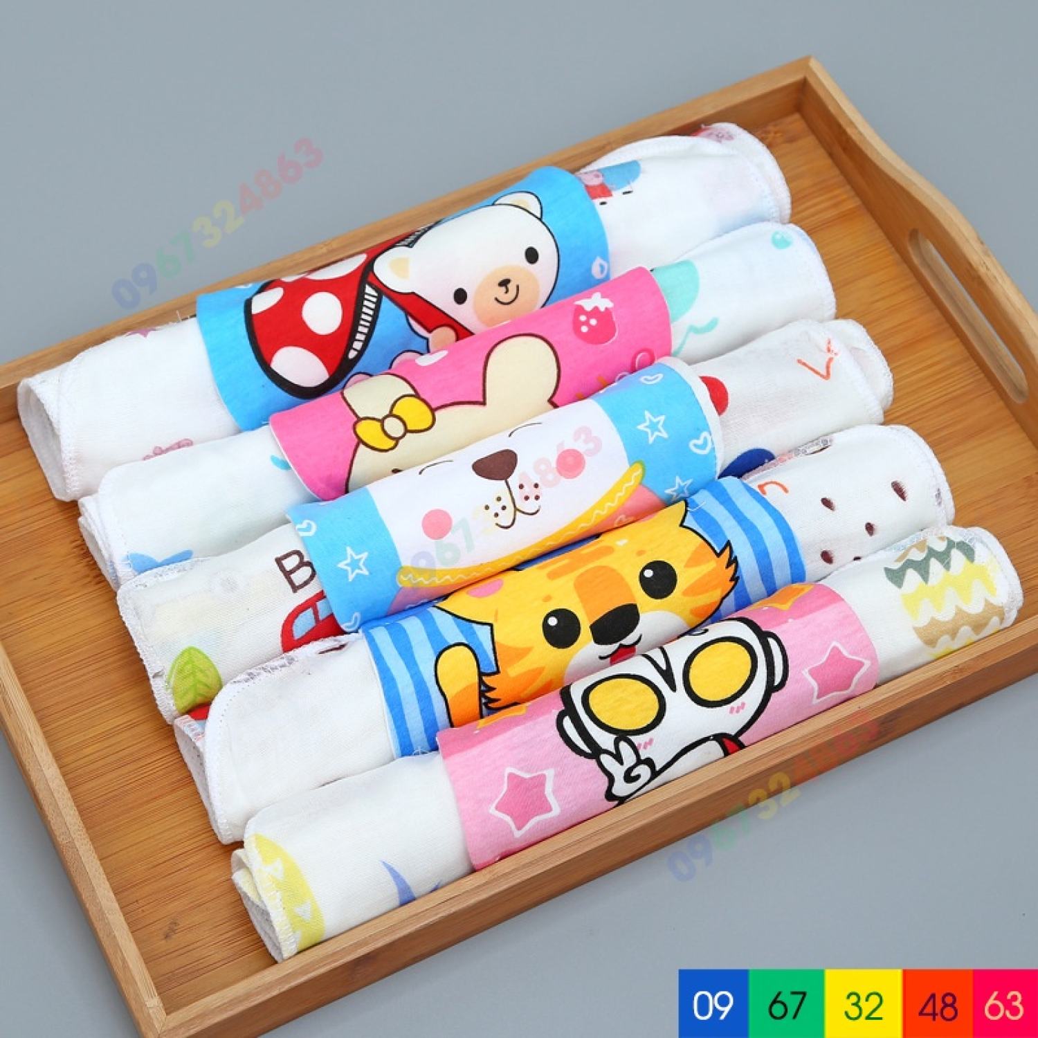 Khăn thấm mồ hôi lưng CAO CẤP cho bé
