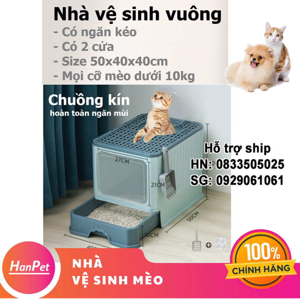 Nhà vệ sinh cho mèo