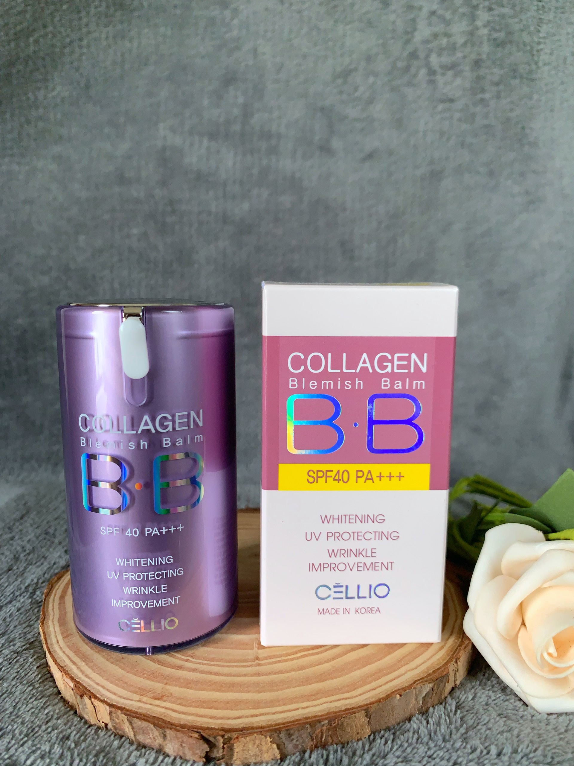 Kem nền BB Cellio Collagen 50g Hàn Quốc