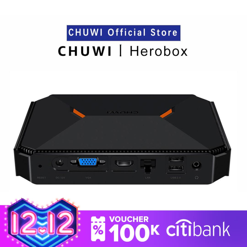 Bảng giá CHUWI Official HeroBox pro Mini PC Windows 10 System | Intel Quad Core N4500 | LPDDR4 8GB+256GB SSD | Dual Brand Wifi 4K Hard Decode | HD LAN VGA Port Phong Vũ