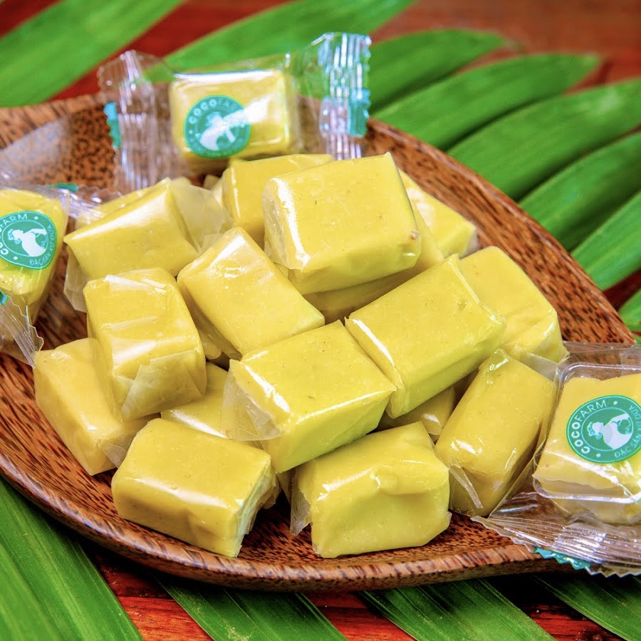 Kẹo dừa Sáp vị Lá Dứa Cocofarm ít đường