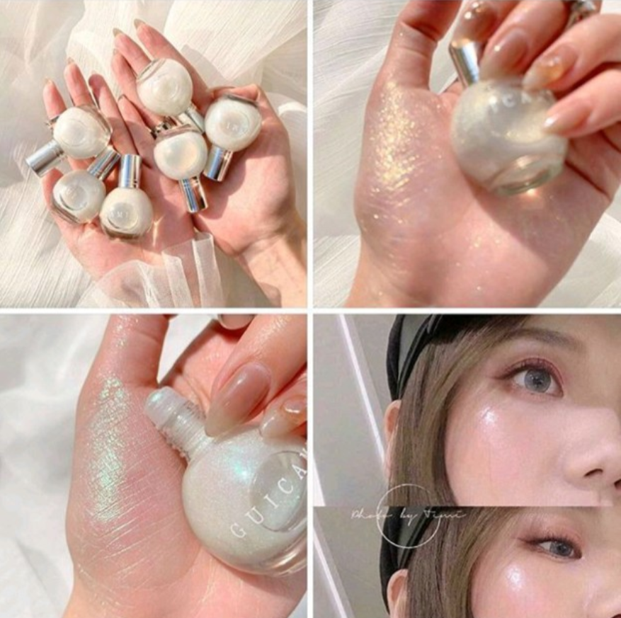 Chai Lăn Dạng Lỏng Nhũ Bắt Sáng Highlight GUICAMI