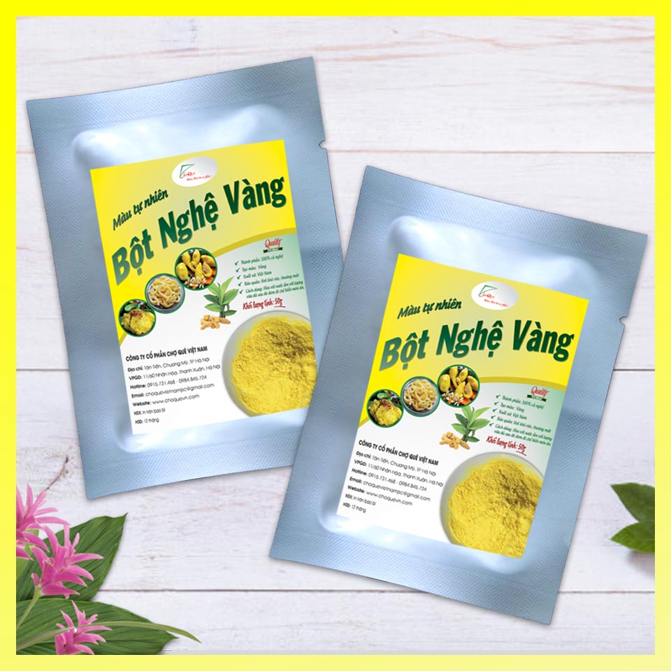 Tinh Bột Nghệ Vàng Nguyên Chất 20g