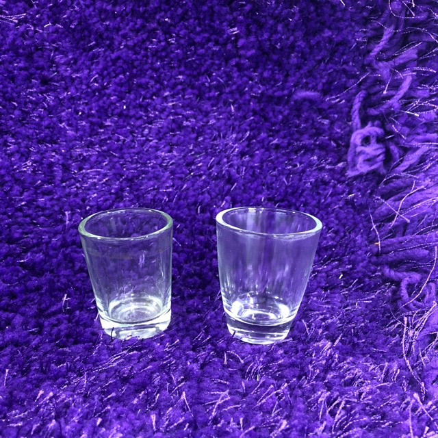 Set 12 chén uống rượu mắt trâu-hạt mít bằng thuỷ tinh
