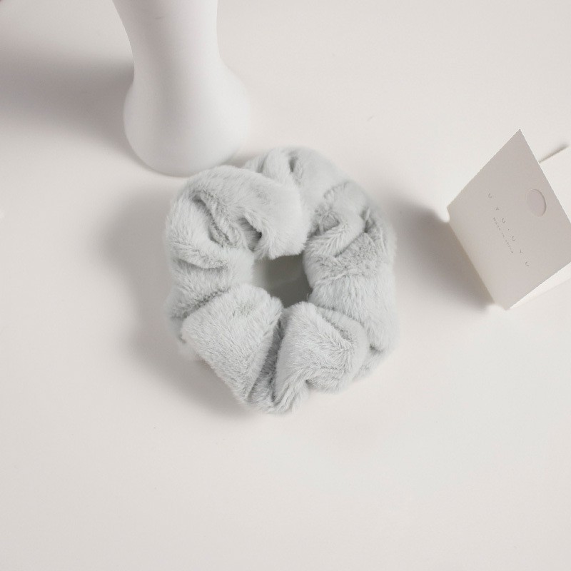 Dây buộc tóc scrunchies lông nhung siêu mềm CT101