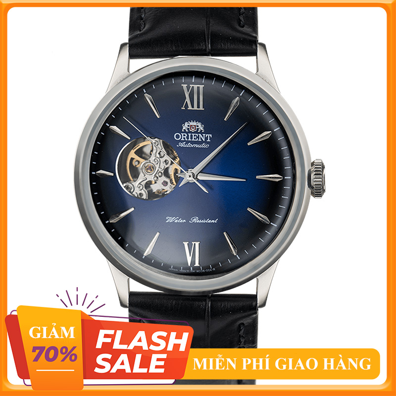 { ĐỒNG HỒ HÀNG HIỆU } Đồng Hồ Cơ Nam Orient Automatic Lộ Tim Dây Da Full Box