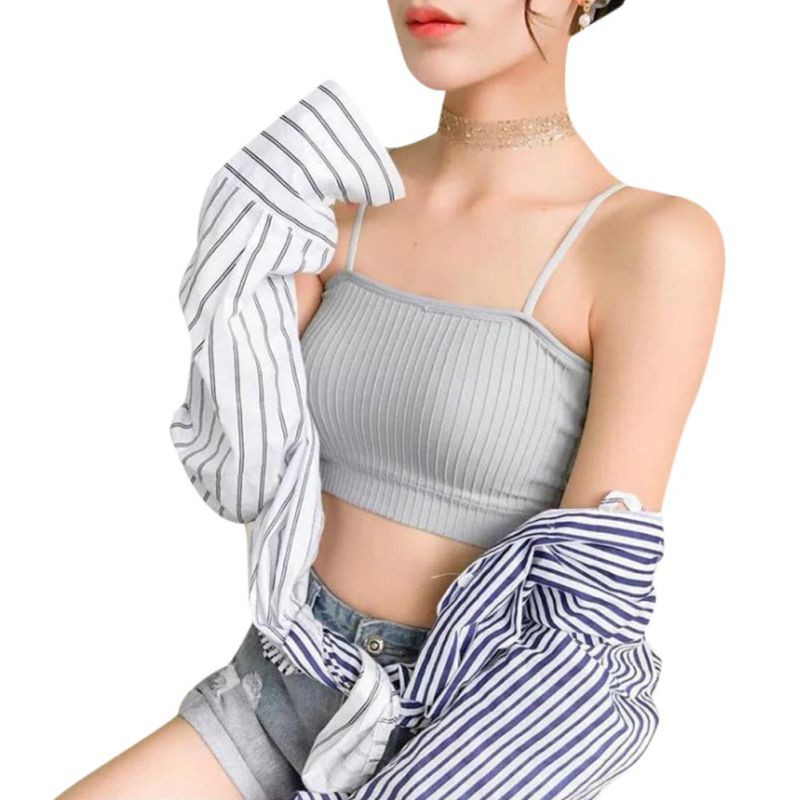 Áo 2 dây croptop cho nữ