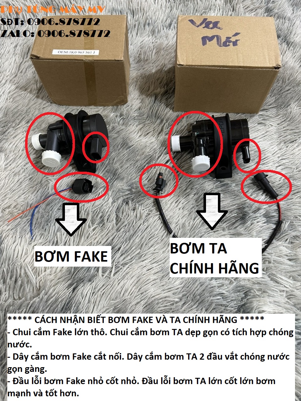 Bơm nước điện ta mẫu mới dành cho ex135/150
