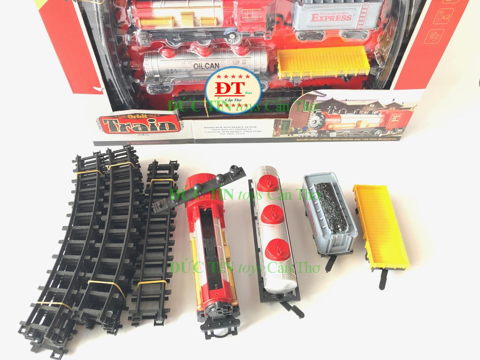 ĐỒ CHƠI MÔ HÌNH XE LỬA CHẠY ĐƯỜNG RAY CÓ NHẠC SIZE LỚN