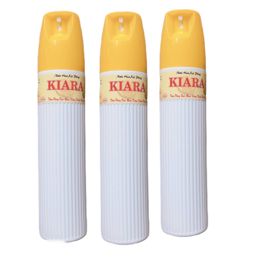 Xịt phòng làm thơm hiệu kiara 400ml