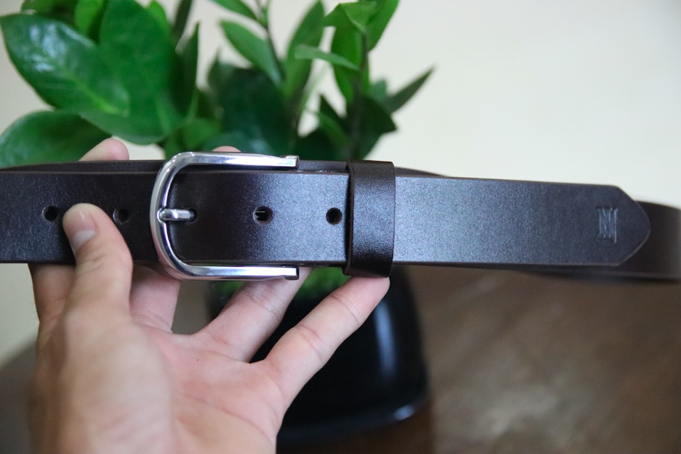Dây nịt 3.0cm da bò cao cấp siêu mềm 2 màu đen nâu