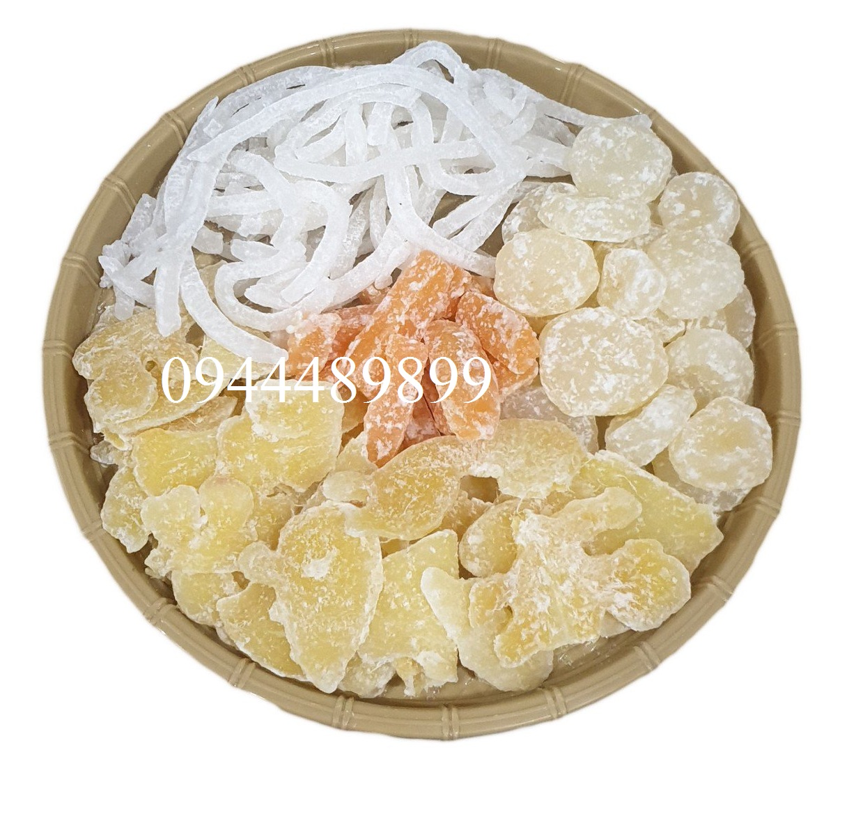[Quà Tết 2022] Mứt dừa non đặc biệt 500g - mứt tết - đồ ăn vặt
