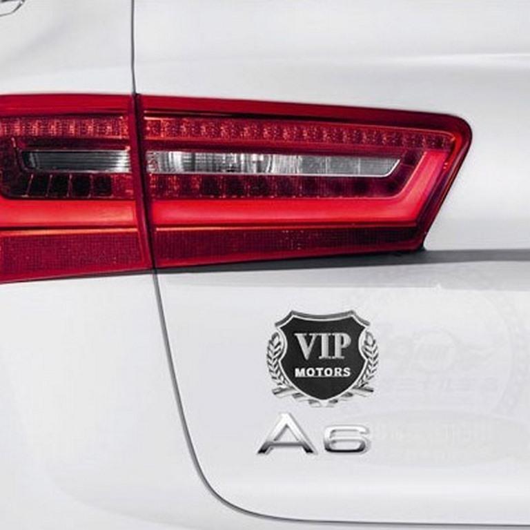 Bộ logo / tem dán vip xe hơi/ ô tô